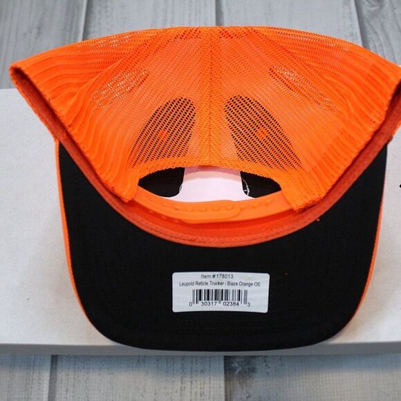 NEW Leupold Adults' Pro Gear Blaze Reticle Trucker Hat - Picture 4 of 5